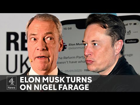 Elon Musk says Farage ‘doesn’t have what it takes’ to lead Reform