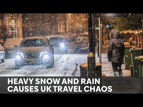 Snow and ice causes trouble across parts of England
