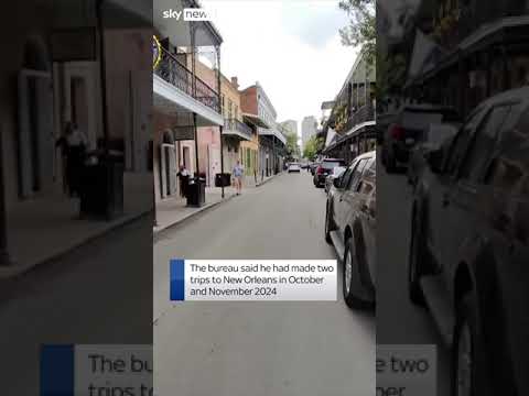 FBI releases video of New Orleans attacker visiting the city