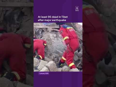 At least 95 dead in Tibet after major earthquake