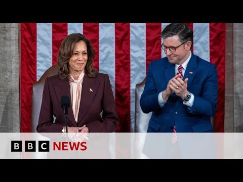 Kamala Harris certifies US election result | BBC News