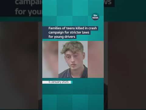 The families of teens killed in a car crash are calling for graduated driving licences #itvnews