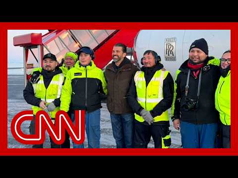 Reporters ask Donald Trump Jr. why he’s in Greenland after Trump’s post