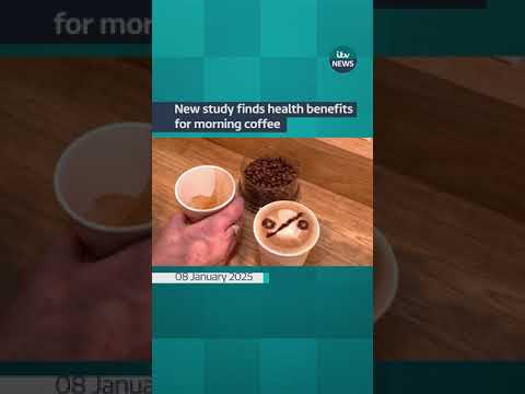 Can coffee help your heart? #itvnews #coffee #healthbenefits #morningcoffee