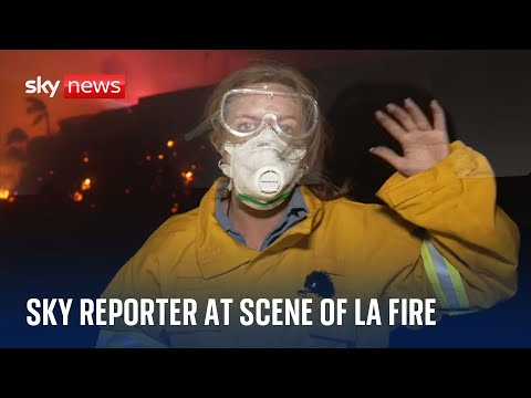 Los Angeles wildfires: ‘A long and very scary night coming up for LA residents’