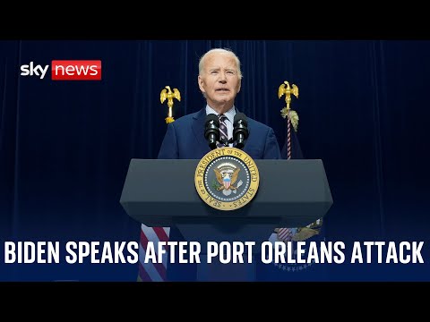 US President Joe Biden holds news conference following Port Orleans attack – Watch in full