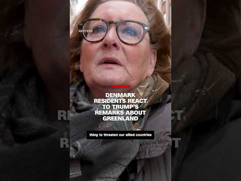 Denmark residents react to Trump’s remarks on Greenland