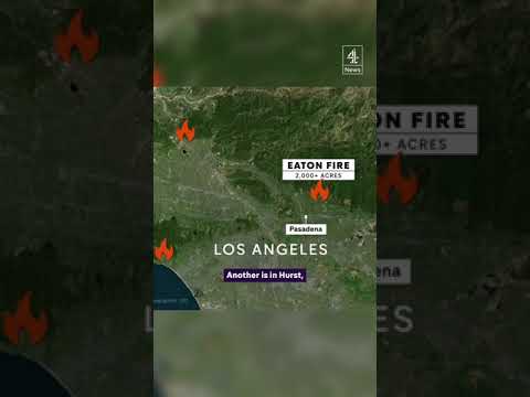 The LA wildfires mapped