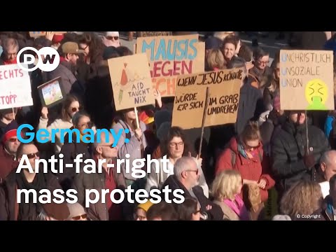 Many are taking to the streets in protest against the rise of the far-right in Germany | DW News