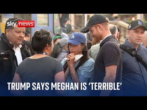 Trump brands Meghan Markle ‘terrible’ but rules out deporting Prince Harry