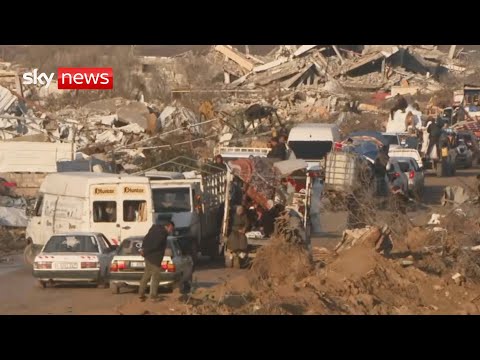 Palestinians return to northern Gaza through key corridor