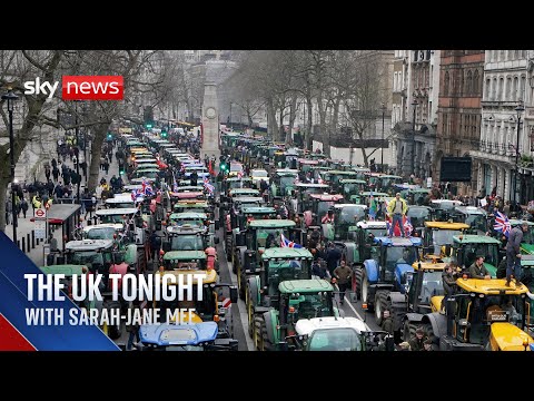 Farmers bring Westminster to a standstill again | The UK Tonight with Sarah-Jane Mee