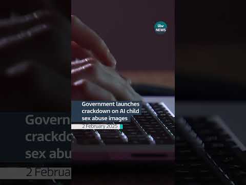 The UK will be the first nation to make it illegal to own ai tools for creating the images #itvnews