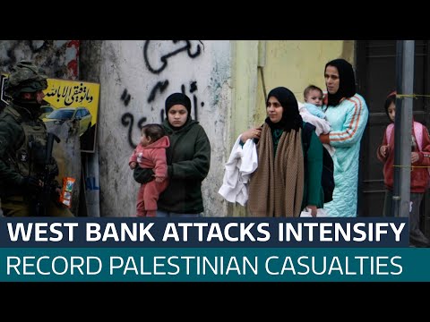 Palestinian children caught up in Israel’s escalating violence in the West Bank | ITV News
