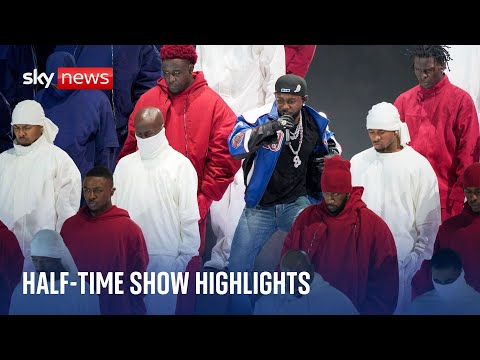 Key moments of Super Bowl 2025 half-time show