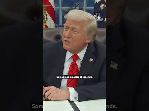 Trump signs order to bring back plastic straws