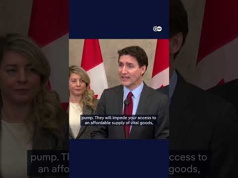 Canadian PM Trudeau responds to Trump’s tariffs | DW News