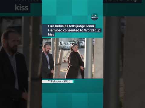 Luis Rubiales tells judge Jenni Hermoso consented to World Cup kiss #itvnews