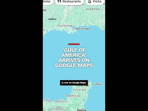 ‘Gulf of America’ now appears on Google Maps for some users