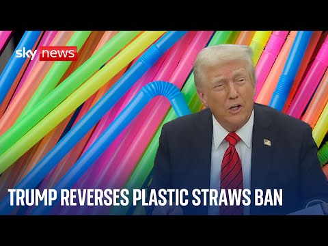 Trump reverses ban on plastic straws as he declares paper ones ‘don’t work’