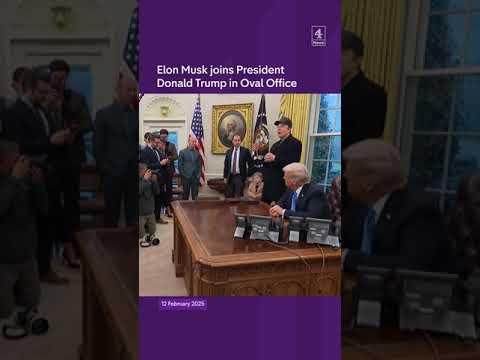Elon Musk joins Donald Trump in Oval Office