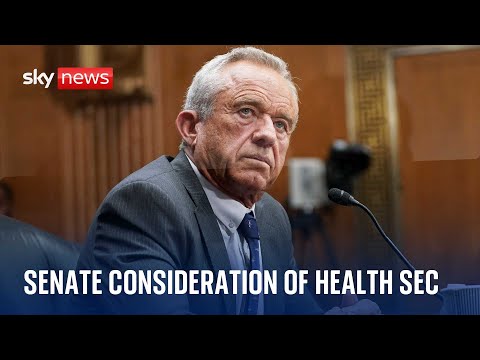 US Senate resumes consideration of the nomination of Robert F. Kennedy Jr. to be Health Secretary