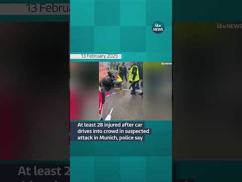 At least 28 injured after car drives into crowd in suspected attack in Munich, police say #itvnews