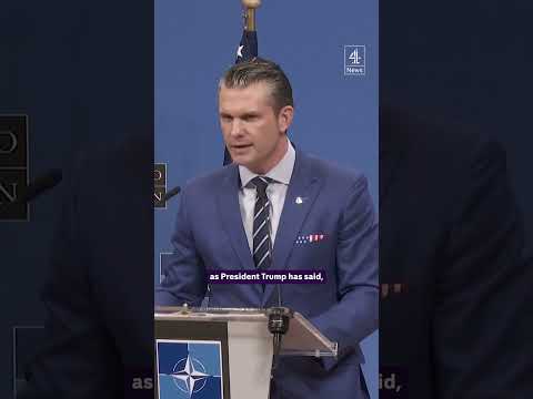 Hegseth tells NATO – ‘Values are important but you can’t shoot values’