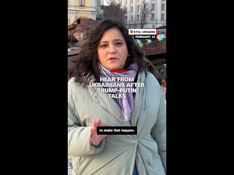 Hear from Ukrainians after Trump-Putin talks