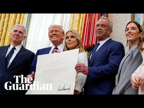 Robert F Kennedy Jr sworn in as Donald Trump’s secretary of health and human services