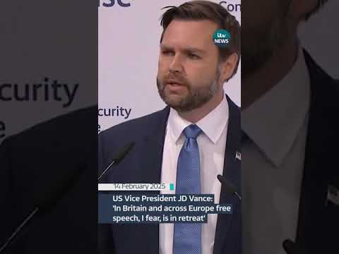 US Vice President JD Vance: ‘In Britain and across Europe free speech, I fear, is in retreat’ #usa