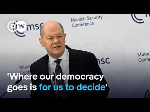 Scholz offers strong rebuke to JD Vance, reaffirms support for Ukraine | DW News