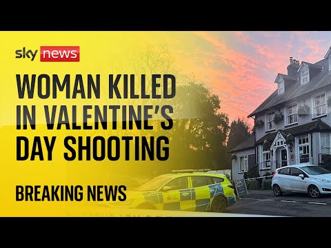 Woman killed in Valentine’s Day shooting at village pub