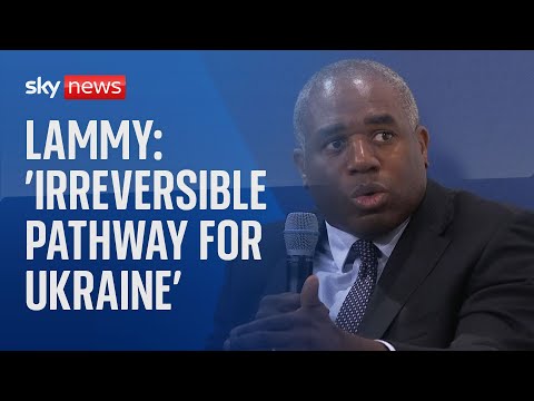 Foreign secretary David Lammy says there’s “an irreversible pathway for Ukraine towards NATO”