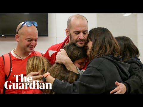 Israeli hostages reunited with families after week of ceasefire tensions