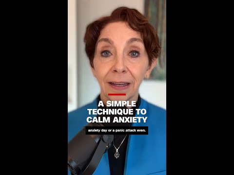 A simple technique to calm anxiety