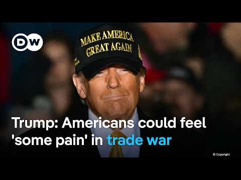 What kind of ‘pain’ could Americans face as Trump’s tariffs provoke trade war? | DW News