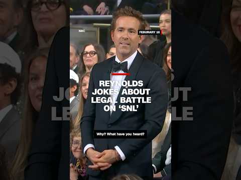 Reynolds jokes about legal battle on ‘SNL’