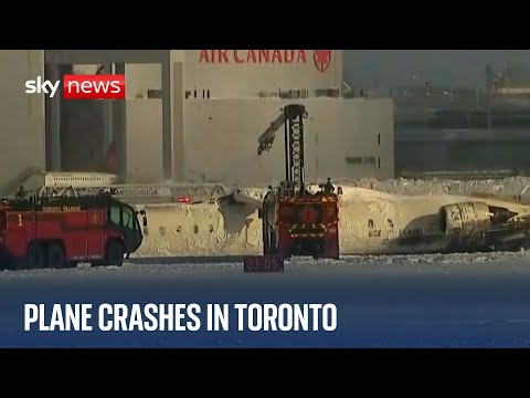 BREAKING: Delta Airlines flight crashes in Toronto
