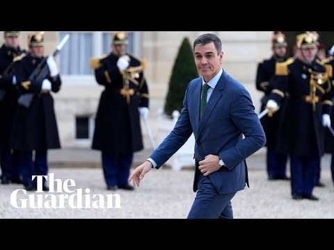 Spanish prime minister Pedro Sánchez speaks to media after Ukraine meeting – watch live