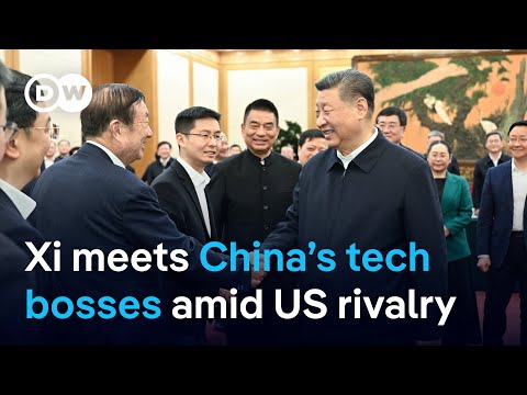 Xi holds rare meet with Chinese business leaders | DW News