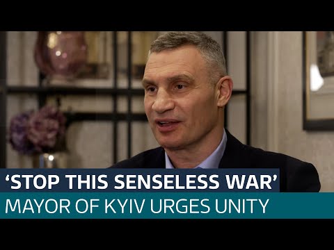 ‘Unity’ and ‘support’ essential for peace in Europe says Kyiv Mayor