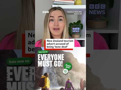 New Zealand tourism advert accused of being ‘tone-deaf’. #NewZealand #BBCNews