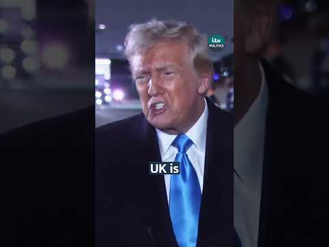 Donald Trump says the UK is ‘way out of line’ | ITV News