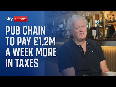 Wetherspoons boss reveals pub chain’s weekly tax bill