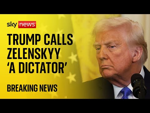 BREAKING: Trump calls Zelenskyy a ‘dictator’ & ‘modestly successful comedian’