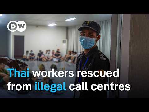 Thailand cracks down on cyber-scam networks run from labor camps | DW News