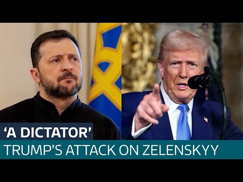 Ukraine-Russia war: Donald Trump calls Volodymyr Zelenskyy a ‘dictator’ | ITV News