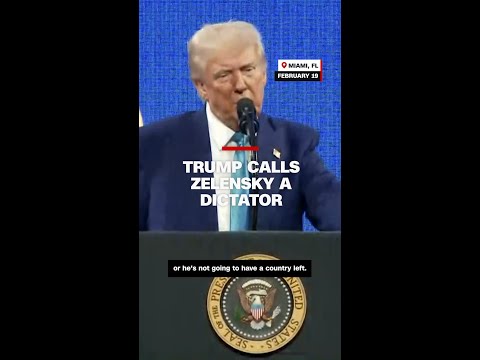 Trump calls Zelensky a dictator