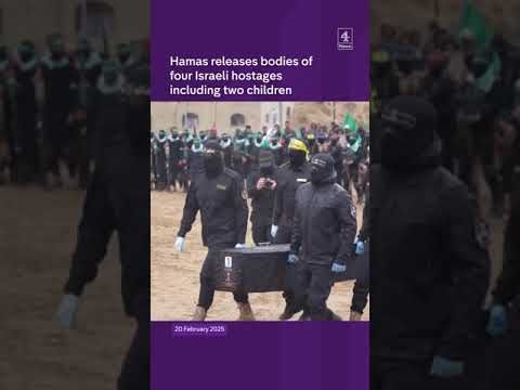 Hamas releases bodies of four Israeli hostages